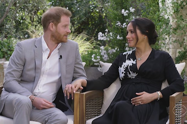 Prince Harry and Meghan Markle talk to Oprah