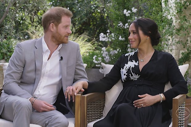 Prince Harry and Meghan Markle talk to Oprah