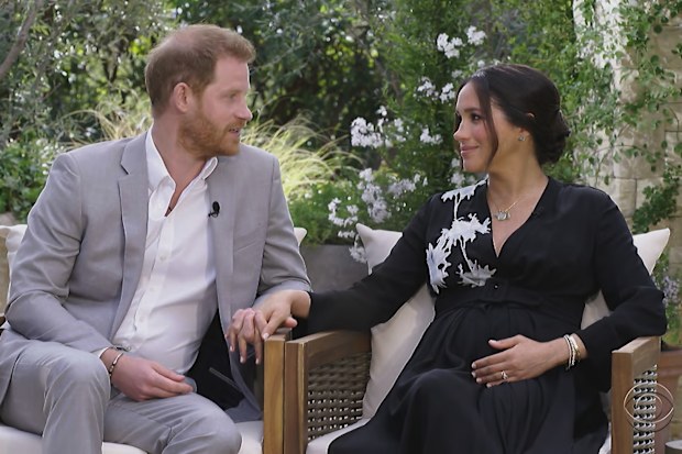 Prince Harry and Meghan Markle talk to Oprah