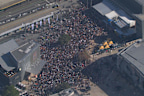 Tens of thousands take to the streets for a second day of protests to end violence against women. 