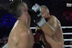 Anthony Rocca lands a big left hand on Corey McKernan.