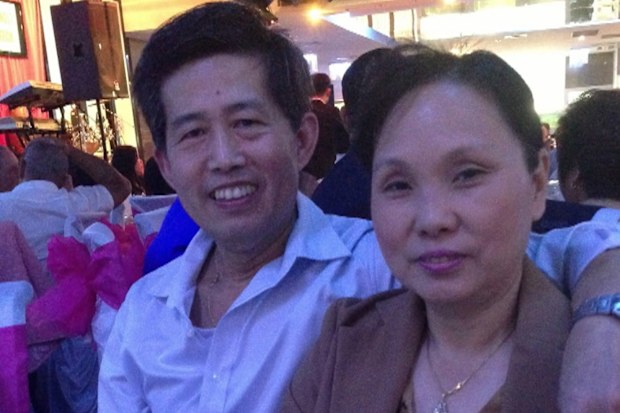 Hoa Tek Chien, 69, and his wife Heang Kim Gau, 68, were found dead inside their family-run Buzzy Bee's Burger House in Cambridge Park about 9.40am.