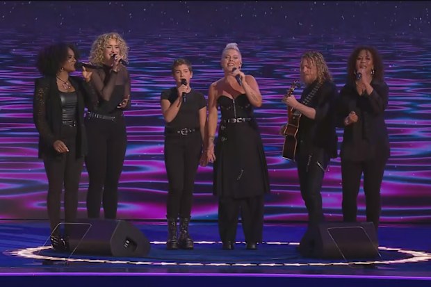 Pink and Willow perform at the Democratic National COnvention