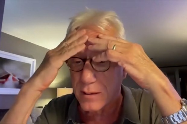 Actor James Woods breaks down discussing the loss of his home in the LA fires during a CNN interview