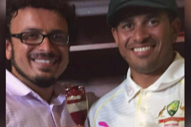 Arsalan is the brother of cricketer Usman Khawaja, who was playing for Australia when news of the love triangle broke in 2018.