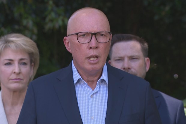 Peter Dutton addresses media in WA