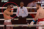 Tim Tszyu checks his head during his loss to Bakhram Murtazaliev.