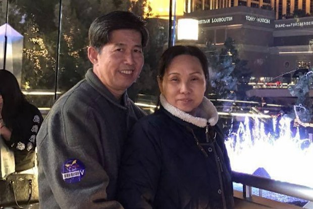 Hoa Tek Chien, 69, and his wife Heang Kim Gau, 68, were found dead inside their family-run Buzzy Bee's Burger House in Cambridge Park about 9.40am.