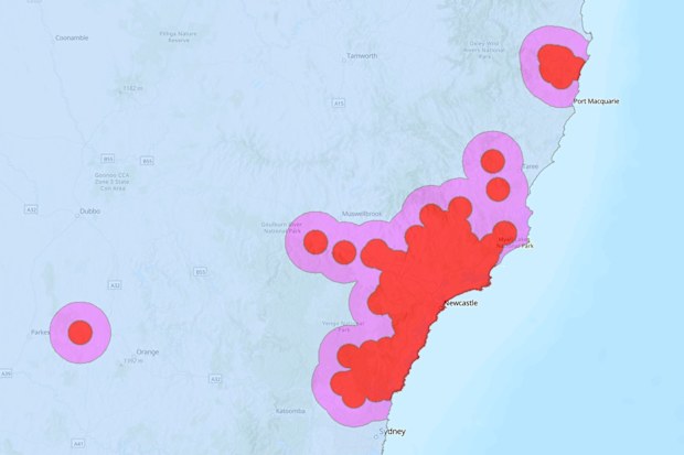 Varroa mite eradication zone in NSW.