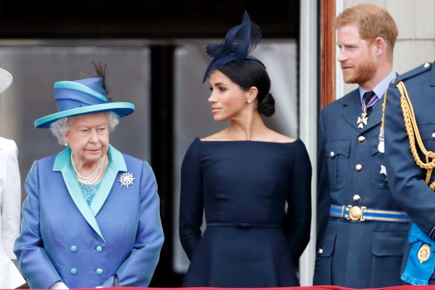 Queen, Harry, Meghan