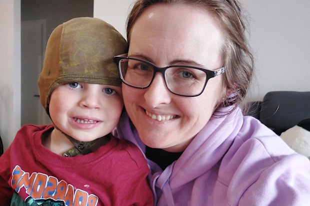 Lauren and Lachlan Van Dalen never expected a 'random infection' during pregnancy would leave their son Ezra deaf.