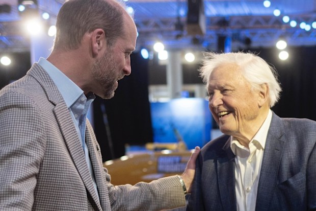 Prince William, David Attenborough 