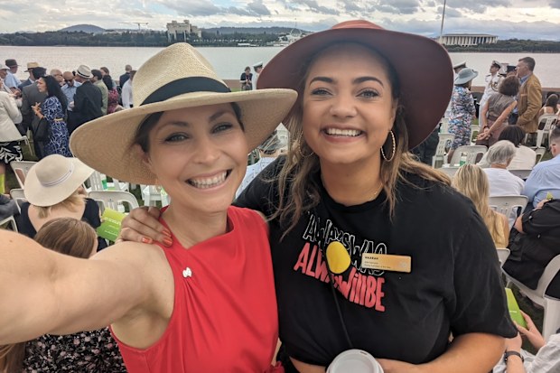 Stephanie Tretheway with Naarah