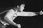 KIRK ALYN AS HE APPEARS IN THE TITLE ROLE OF COLUMBIA SERIAL "SUPERMAN" 1950 (Photo by George Rinhart/Corbis via Getty Images)