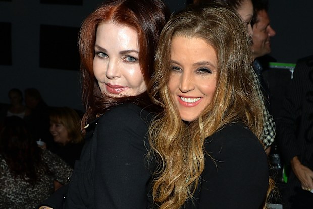 Priscilla Presley and Lisa Marie Presley