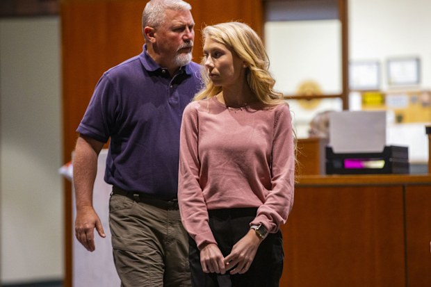Cheerleader Brooke Skylar Richardson goes on trial for killing newborn daughter