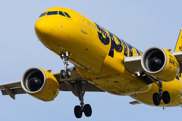 The woman died while on a Spirit Airlines flight in the USA.