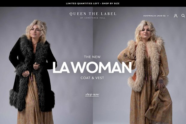 Sydney influencer Constance Hall's fashion brand Queen The Label has collapsed into voluntary administration after seven years of serious profit loss. 