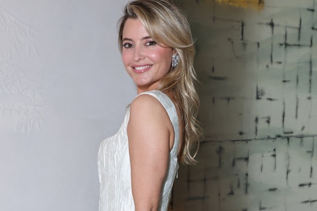 LONDON, ENGLAND - NOVEMBER 26: Holly Candy aka Holly Valance attends a special cocktail hosted by Rebecca Vallance at Aki London on November 26, 2025 in London, England. (Photo by Max Cisotti/Dave Benett/Getty Images for Rebecca Vallance)