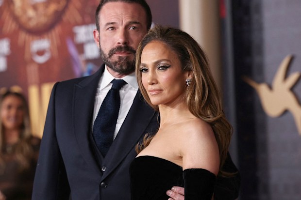 Ben Affleck and Jennifer Lopez attend a premiere for the film "This Is Me... Now: A Love Story" in Los Angeles in February. **This image is for use with this specific article only** 