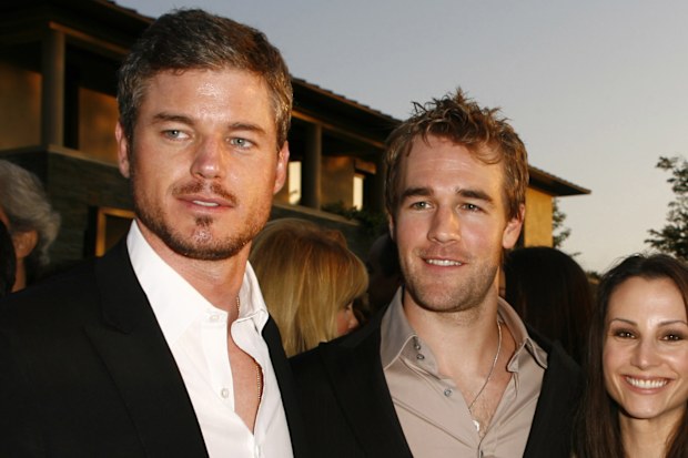 Eric Dane, James Van Der Beek, Heather McComb, Soleil Moon Frye and Rebecca Gayheart in 2007.