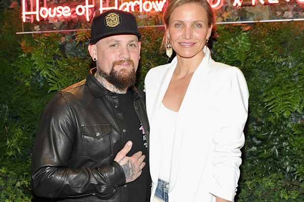 Guitarist Benji Madden and actress Cameron Diaz attend House of Harlow 1960 x REVOLVE on June 2, 2016 in Los Angeles, California.