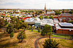<p>The number one town is Bendigo, Victoria, famed for its gold rush history. </p><p>In the early 1850s, the town was overcome with gold panning, a legacy visitors can still explore at the Central Deborah Fold Mine. </p><p>﻿The Djaa Djuwima First Nations Art Gallery and the
 Bendigo Art Gallery, one of Australia's largest and most innovative regional galleries are just the start of the opportunities this town offers. </p><p>Named Australia's
 first UNESCO Creative City and Region of Gastronomy, Bendigo has a vivid food and wine scene. </p>