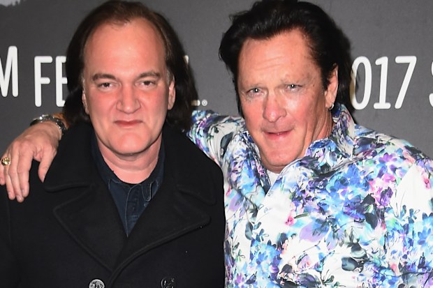 Quentin Tarantino and Michael Madsen at the Reservoir Dogs 25th Anniversary Screening during the 2017 Sundance Film Festival at Eccles Center Theatre on January 27, 2017 in Park City, Utah.