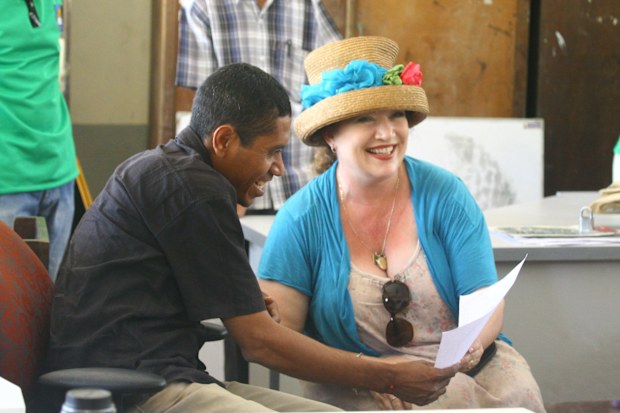 Tamara Sloper Harding now finds "purpose" volunteering for her charity Friends of Soibada.