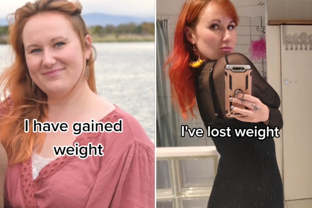 Nicole Gaviria's body has changed many times through her life, but being smaller didn't make her happier.