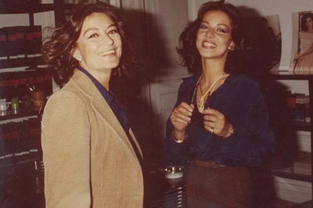 Manuela Papatakis and Anouk Aimée