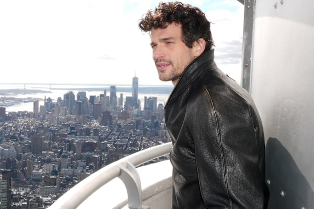 Paul Anthony Kelly visits The Empire State Building on February 12, 2026 in New York City.