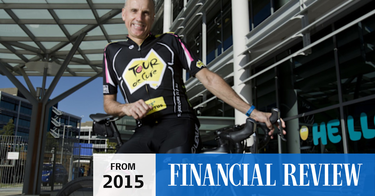 Optus CFO rolls into work