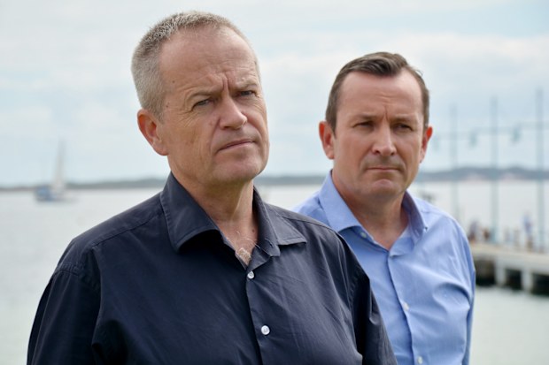 The WA Premier took a swipe at the Prime Minister for not visiting WA in several months. (AAP)