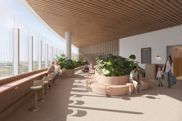  Sydney Airport's new Qantas business lounge