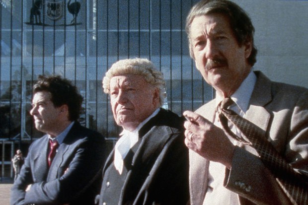 A still from the movie "The Castle," an Australian classic.