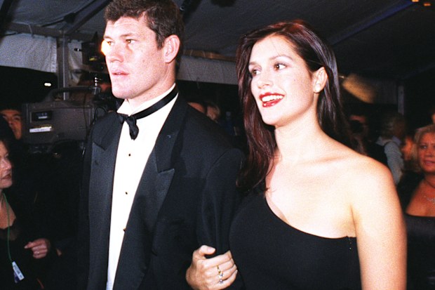 James Packer and Kate Fischer pictured in 1998