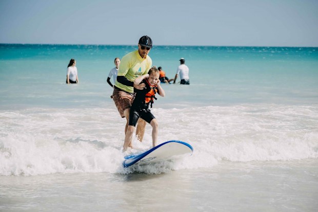 Ocean Heroes child autism surfing Broome