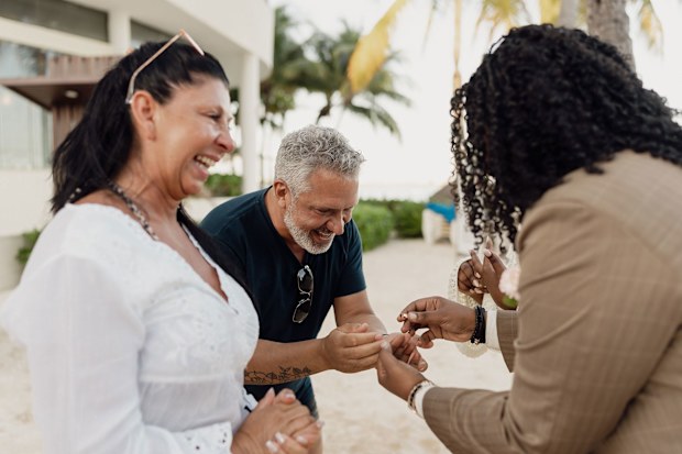 Shannon and Calivé Jackson celebrate their wedding