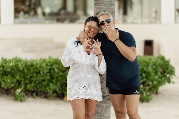 Shannon and Calivé Jackson celebrate their wedding