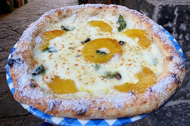 Gino Sorbillo has created uproar in Italy with his pineapple pizza.