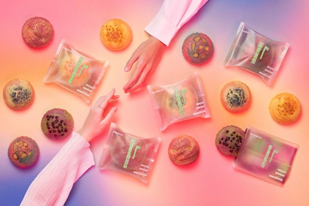 The full range of five "love breads."