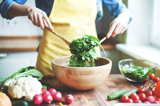 Woman cooking