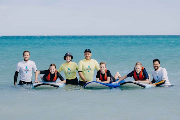 Ocean Heroes volunteers and children photo