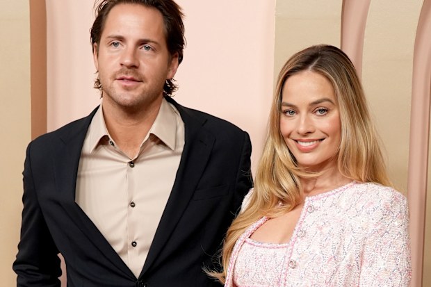 Tom Ackerley and Margot Robbie 