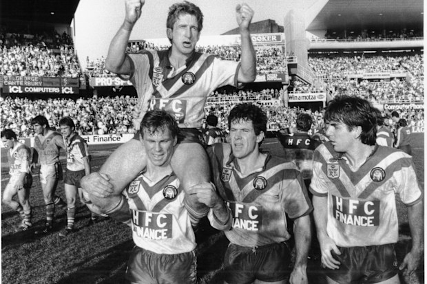 Steve Mortimer of the Canterbury Bulldogs.