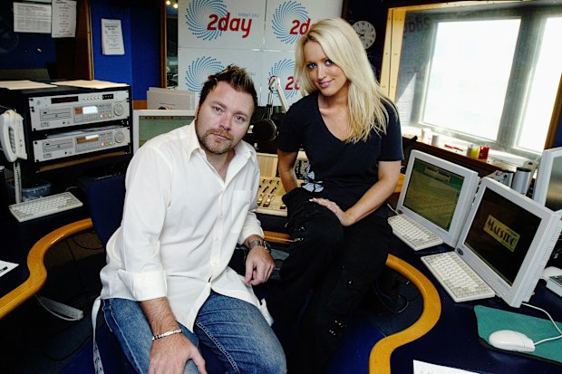 Today FM radio presenters Kyle and Jackie  O  at their studio in Bondi Junction. The duo are locked in a ratings war with Nova FM presenters Merrick and Rosso. Friday 1st April 2005.  SHD NEWS PIC BY LEE BESFORD. DIGICAM 0000
