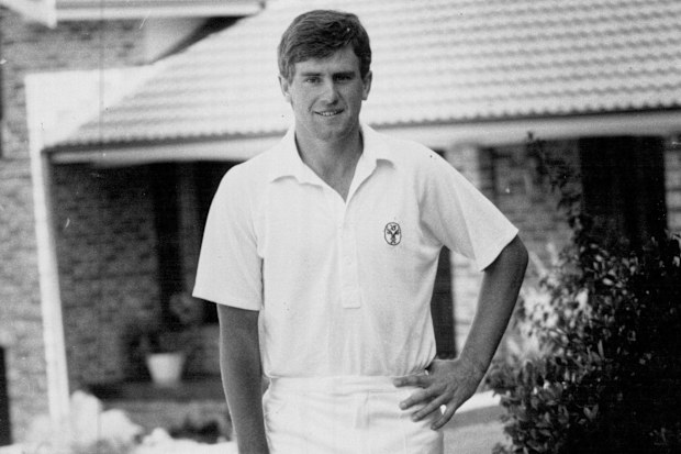 Mark Taylor, 20, in October 1985.