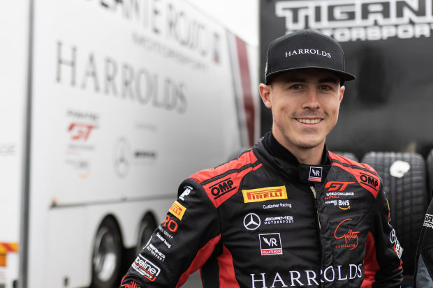 Sam Brabham races a Mercedes-AMG GT3 in GT World Challenge Australia.