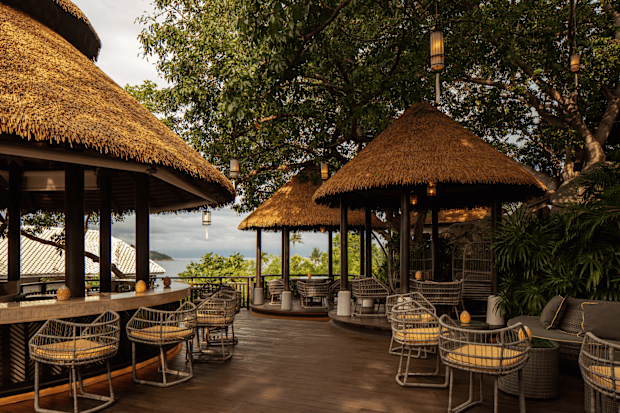 Koh Samui white lotus filming locations Singing Bird loungd